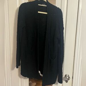 Rachel Midnight Black Knit Cardigan